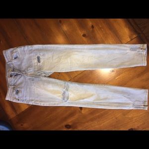 Old Navy ripped blue jeans
